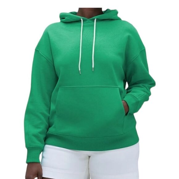 NWT Everlane Organic Cotton Terry Popover Mint Green Hoodie - Size Small - Picture 1 of 12
